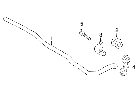 9-3 STABILIZER BAR & COMPONENTS