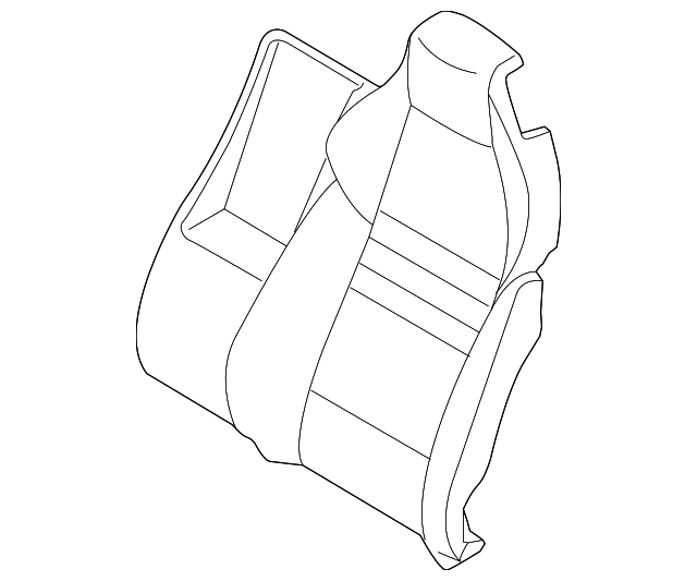 970-522-531-16 Деталь SEAT BACK PAD, LEFT