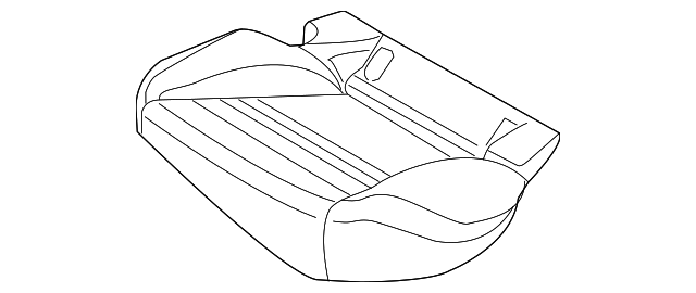 970-522-571-08 Деталь SEAT CUSHION PAD, LEFT