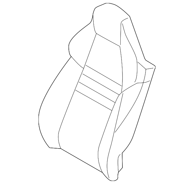 970-522-142-47-DAO Деталь SEAT BACK COVER, RIGHT
