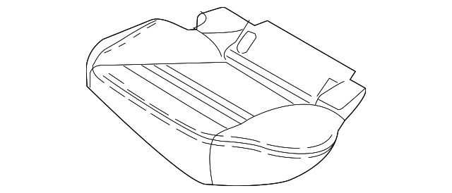 970-522-161-C6-DAG Деталь CUSHION COVER, LEFT