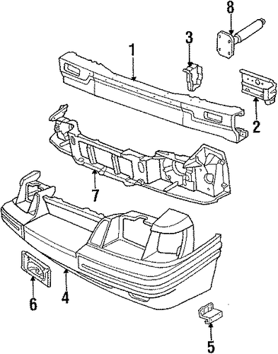 Mustang BUMPER ASSEMBLY