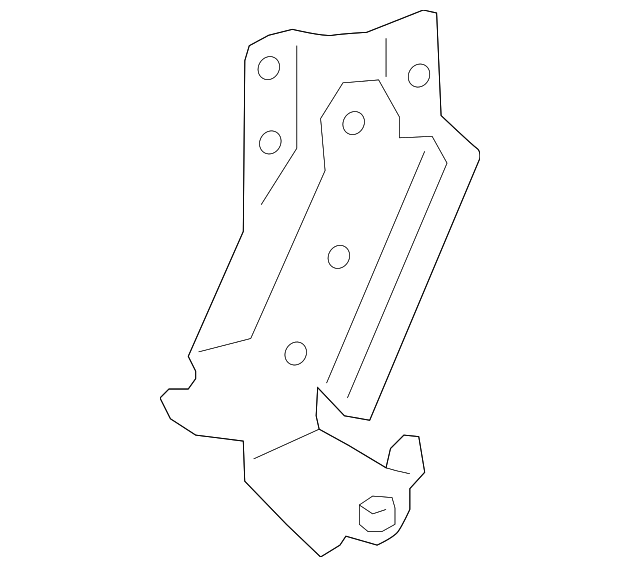 DT1Z-1525000-A Деталь ROLLER & BRACKET, RIGHT