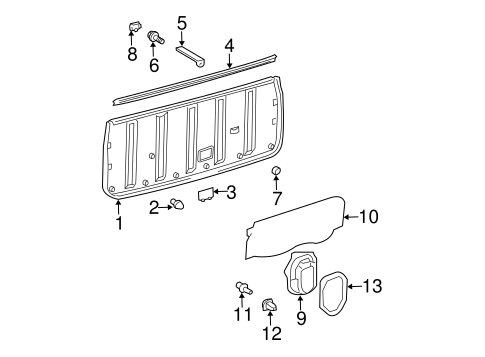 BODY/INTERIOR TRIM for 2008 Toyota 4Runner #1