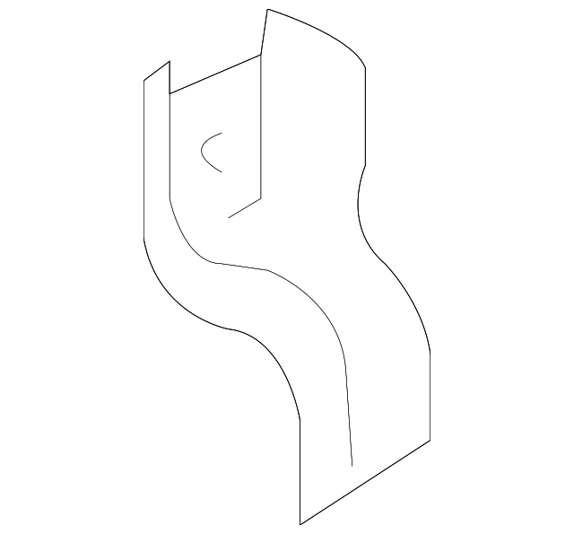 7R3Z-16153-A Деталь LOWER RAIL SUPPORT BRACKET, LEFT
