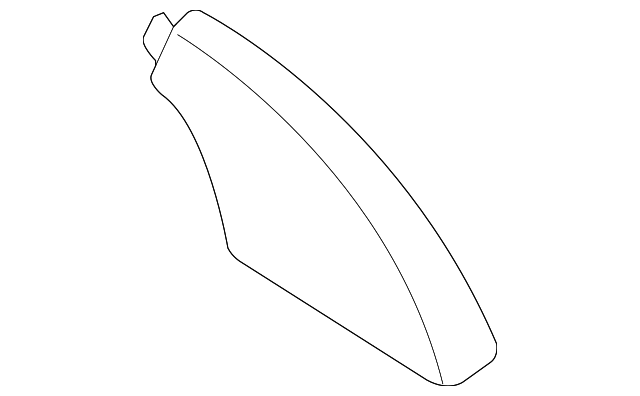 12842165 Деталь COVER, LEFT