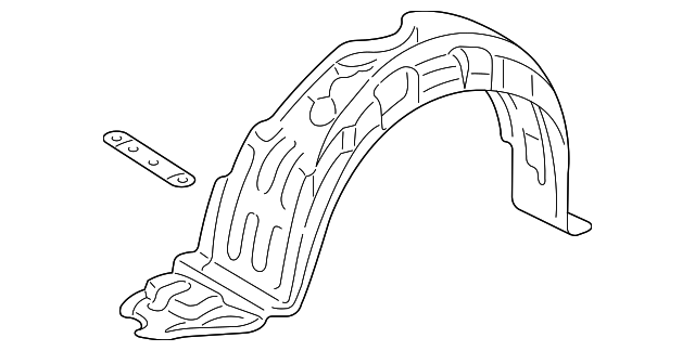 88969696 Деталь FENDER LINER, RIGHT