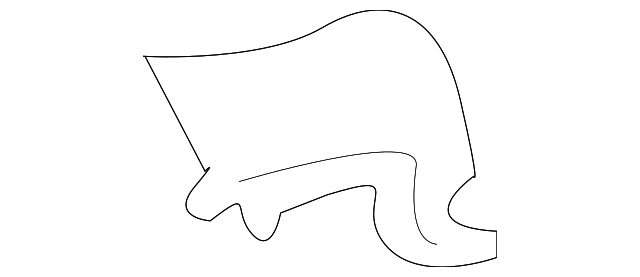 15813649 Деталь FENDER BRACKET, LEFT
