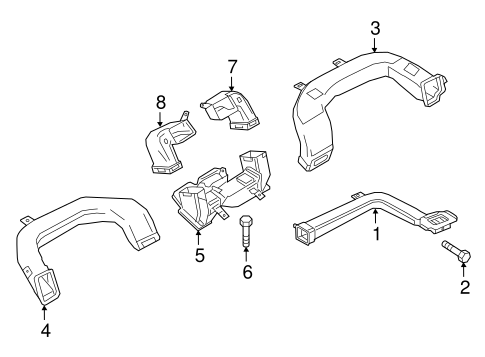 Ducts for 2015 Jeep Renegade #0