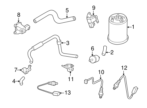Emission System/Emission Components for 2014 Nissan Versa #1