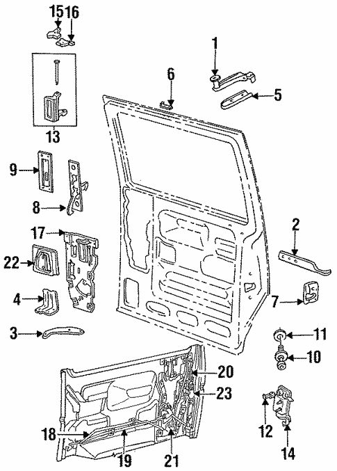 Hardware for 1993 Chrysler Town & Country #0