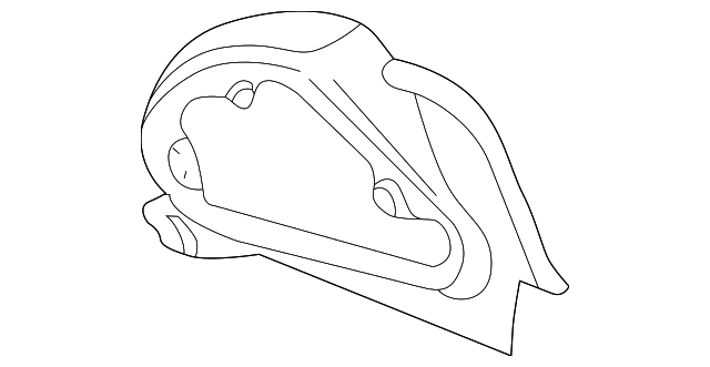 C2S30576 Деталь TAIL LAMP POCKET, LEFT