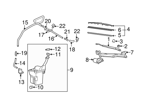 ELECTRICAL/WIPERS for 2005 Scion xA #1