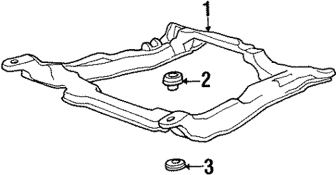 Suspension Mounting for 2000 Ford Windstar #0