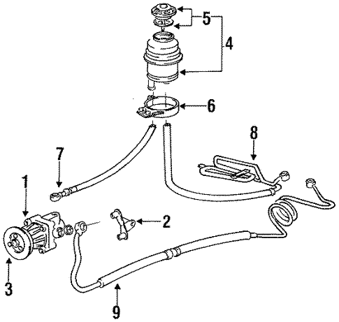 Pump & Hoses for 1997 BMW 318is #0