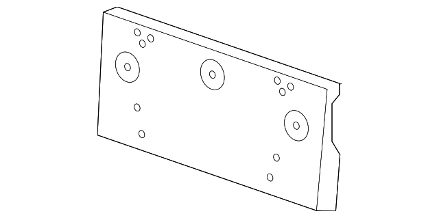 T2R13442 LICENSE BRACKET