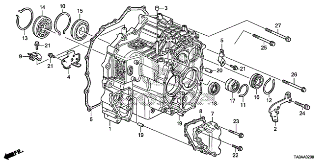 Transmission - Automatic/AT Transmission Case (L4) for 2012 Honda ACCORD SEDAN #1