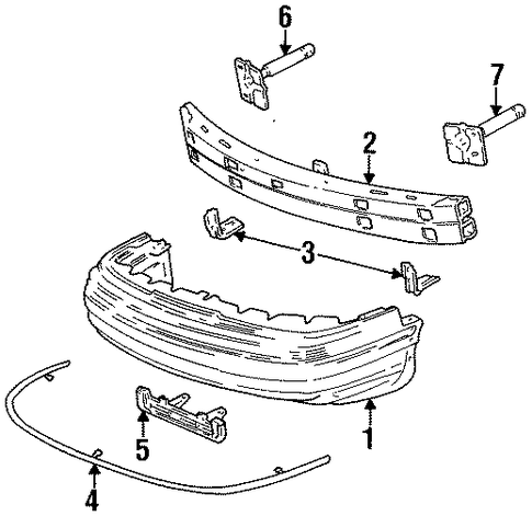 Grand Marquis BUMPER & COMPONENTS - FRONT
