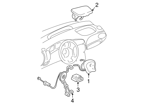 Grand Am AIR BAG COMPONENTS