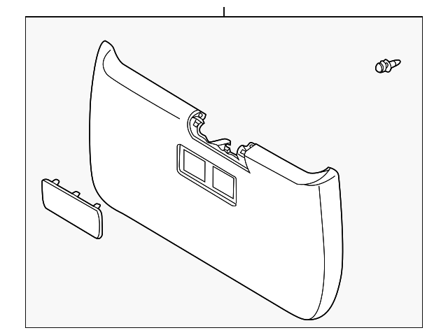 88970379 Деталь LIFT GATE TRIM