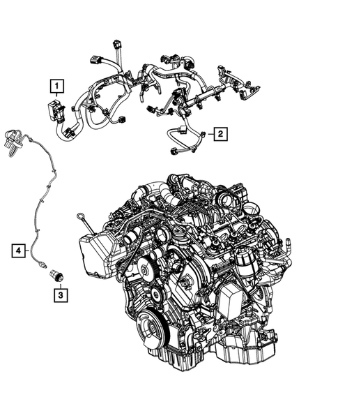 Wiring-Powertrain for 2018 Jeep/Wagoneer Grand Cherokee #2