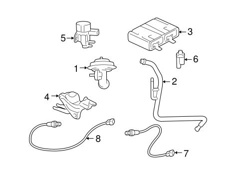 Emission System/Emission Components for 2006 Ford Escape #1