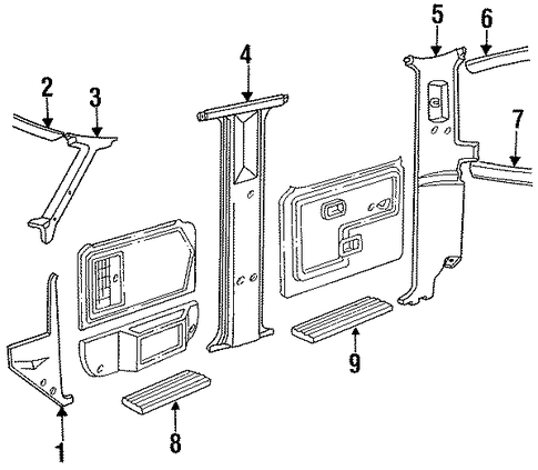 F-350 INTERIOR TRIM - CAB 3