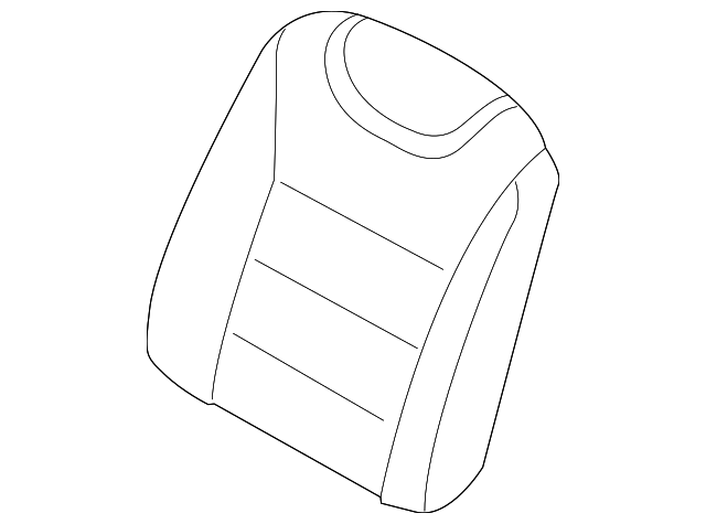 955-521-580-01 Деталь SEAT BACK PAD, RIGHT