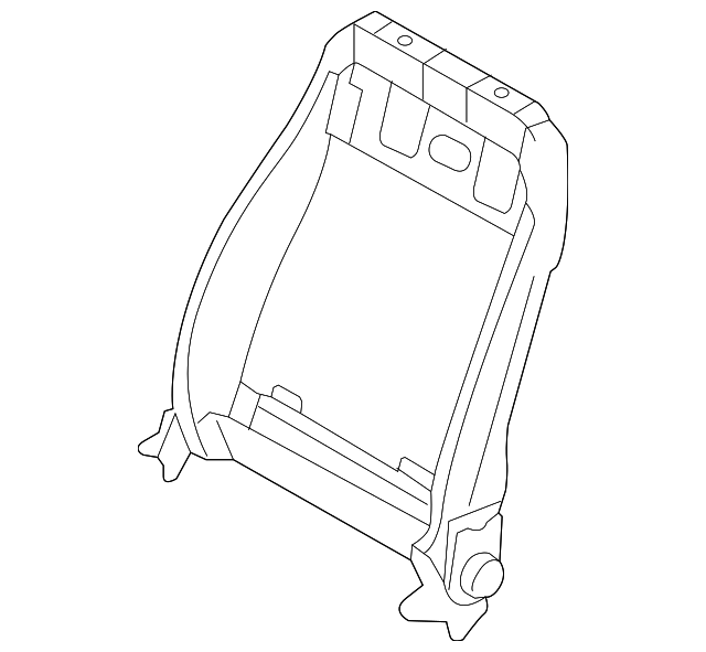 955-521-836-01 Деталь SEAT BACK FRAME, RIGHT