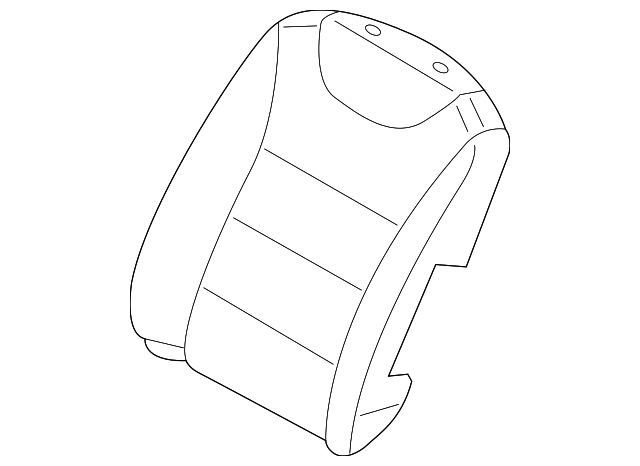 955-521-177-00-PCD Деталь SEAT BACK COVER, LEFT