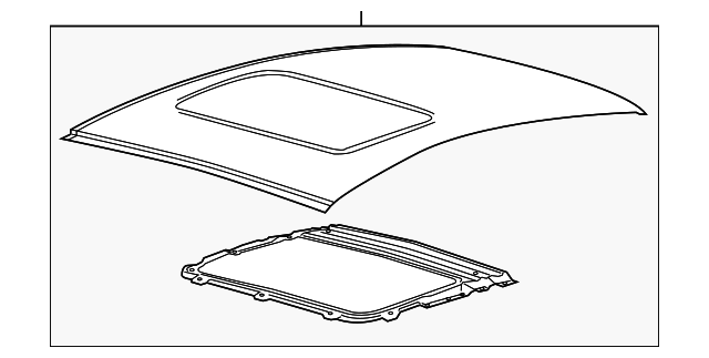 DP5Z-7450202-A Деталь ROOF PANEL