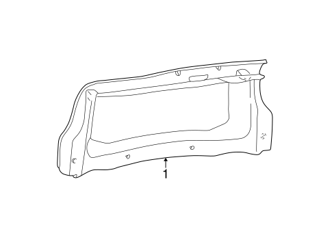 Sable INTERIOR TRIM - TRUNK