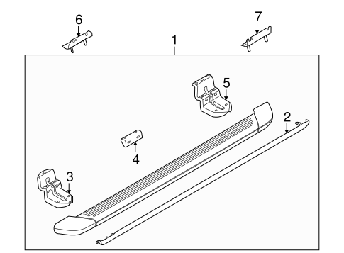 Body/Running Board for 2010 Ford Explorer #3