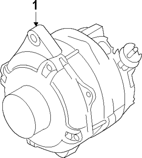 Alternator for 2010 Lincoln MKS #1