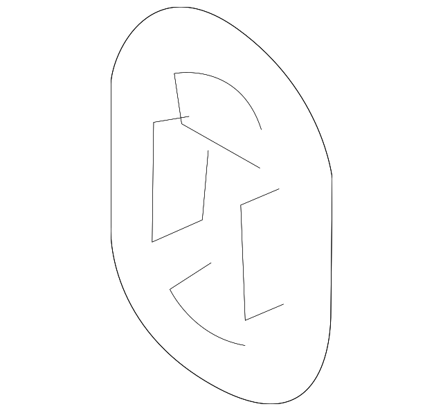 -W710048-S300 DOOR SHELL PLUG, LEFT