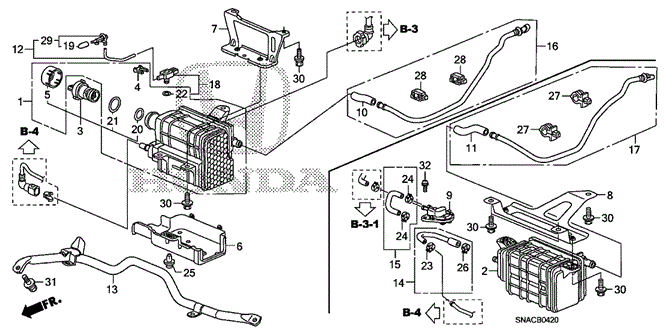 ELECTRICAL / EXHAUST / HEATER / FUEL/CANISTER for 2011 Honda CIVIC SEDAN #1