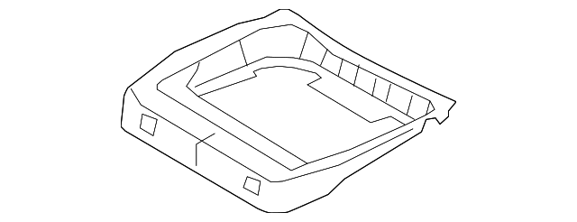 93180557 Деталь CUSHION FRAME, LEFT