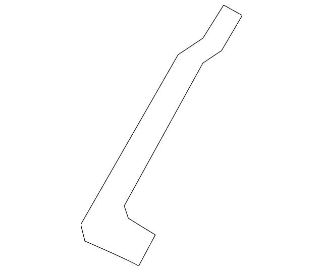 13154899 Деталь SEAT BACK PAD SUPPORT, LEFT