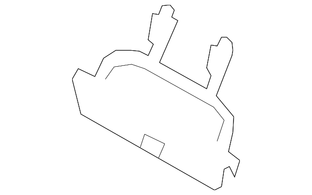 13155707 Деталь UPPER SUPPORT, LEFT