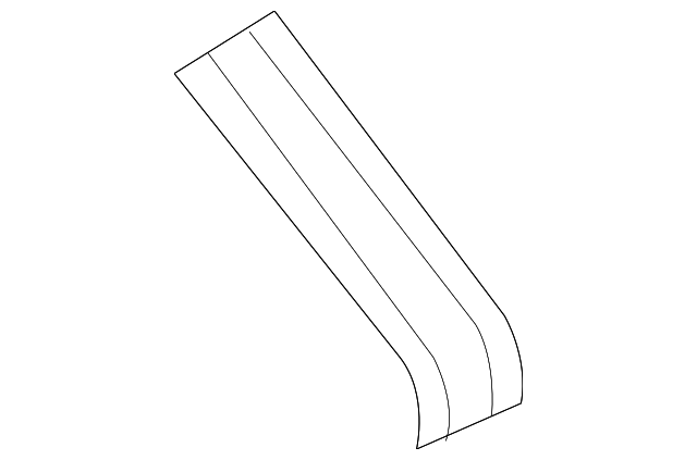 5R3Z-7603080-AAA UPPER MOLDING, RIGHT