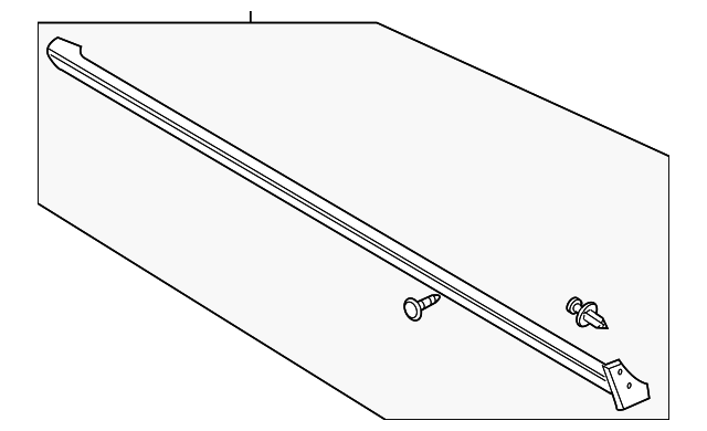 DR3Z-6310177-AA ROCKER MOLDING, LEFT
