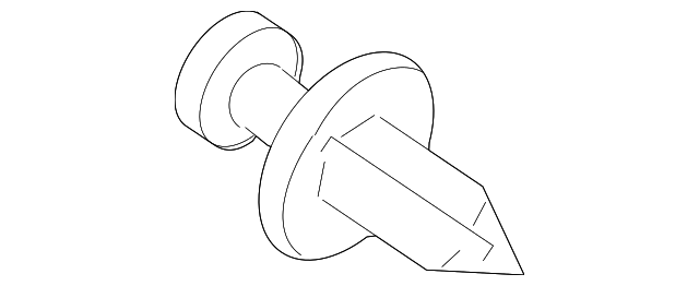 -W710528-S300 Деталь ROCKER MOLDING CLIP, RIGHT
