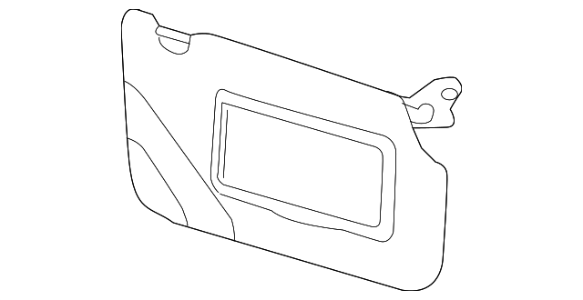 DM5Z-5804104-DA Деталь SUNVISOR, RIGHT