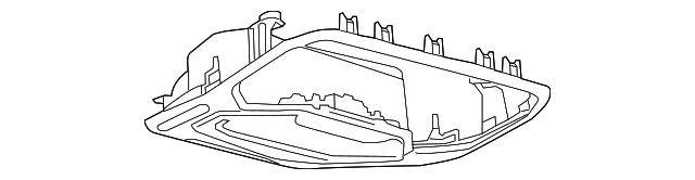 DM5Z-58519A70-AA Деталь OVERHEAD CONSOLE
