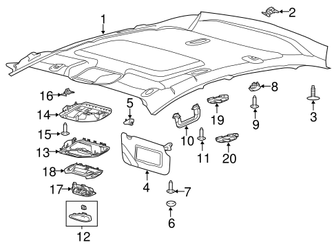 Focus INTERIOR TRIM - ROOF