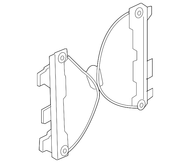 8S4Z-5423200-A Деталь WINDOW REGULATOR, RIGHT