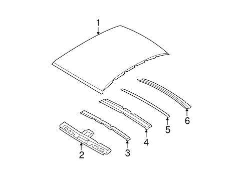 Roof & Components for 2007 Kia Spectra #0