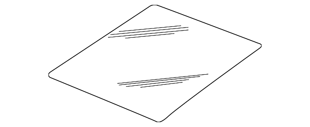 EFT100351 Деталь GLASS PANEL, LEFT