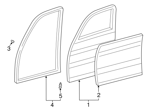 BODY/DOOR & COMPONENTS for 2000 Toyota Land Cruiser #2