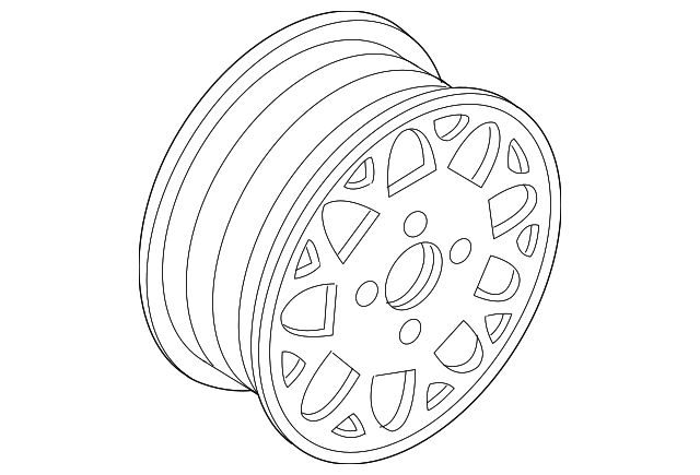 31202240 Деталь WHEEL, ALLOY